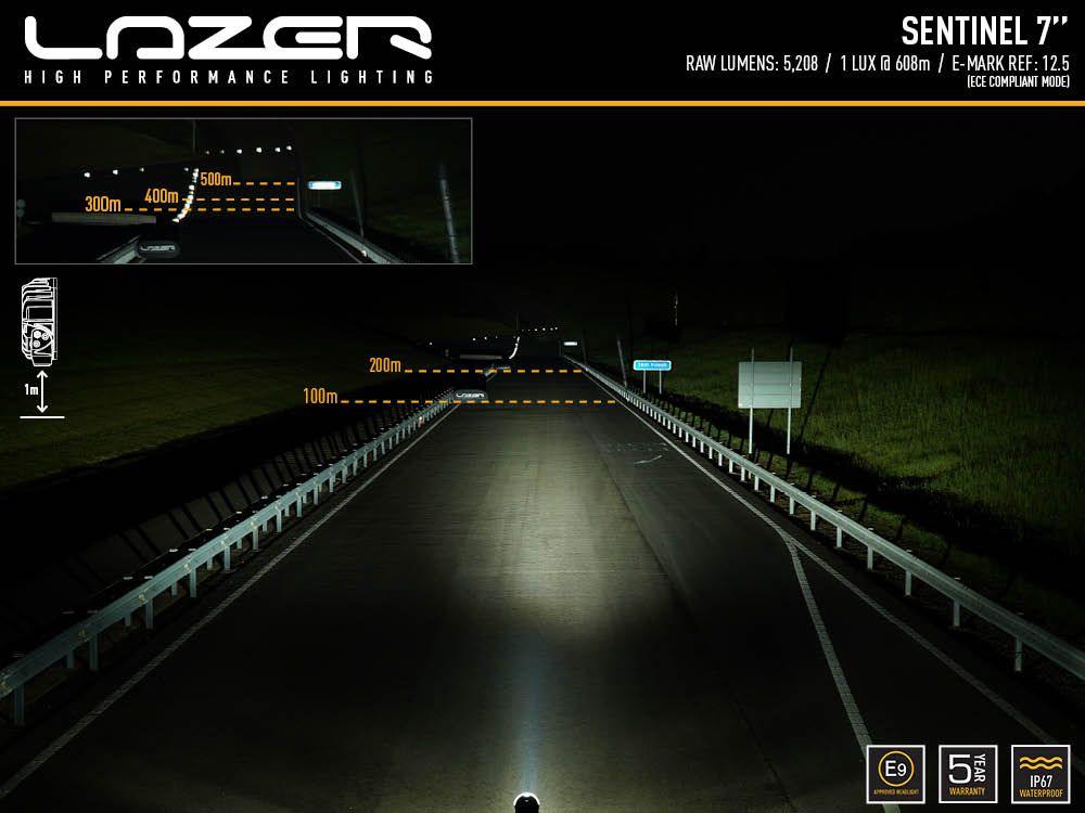 Lazer Lamps Sentinel 7" Standard LED Spot Light - TMC Motorsport