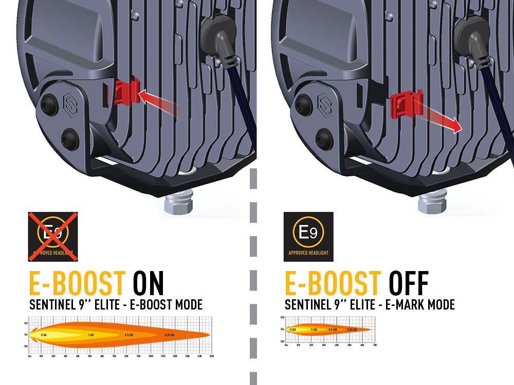 Lazer Lamps Sentinel 9" Elite - LED Spot Lamp - TMC Motorsport