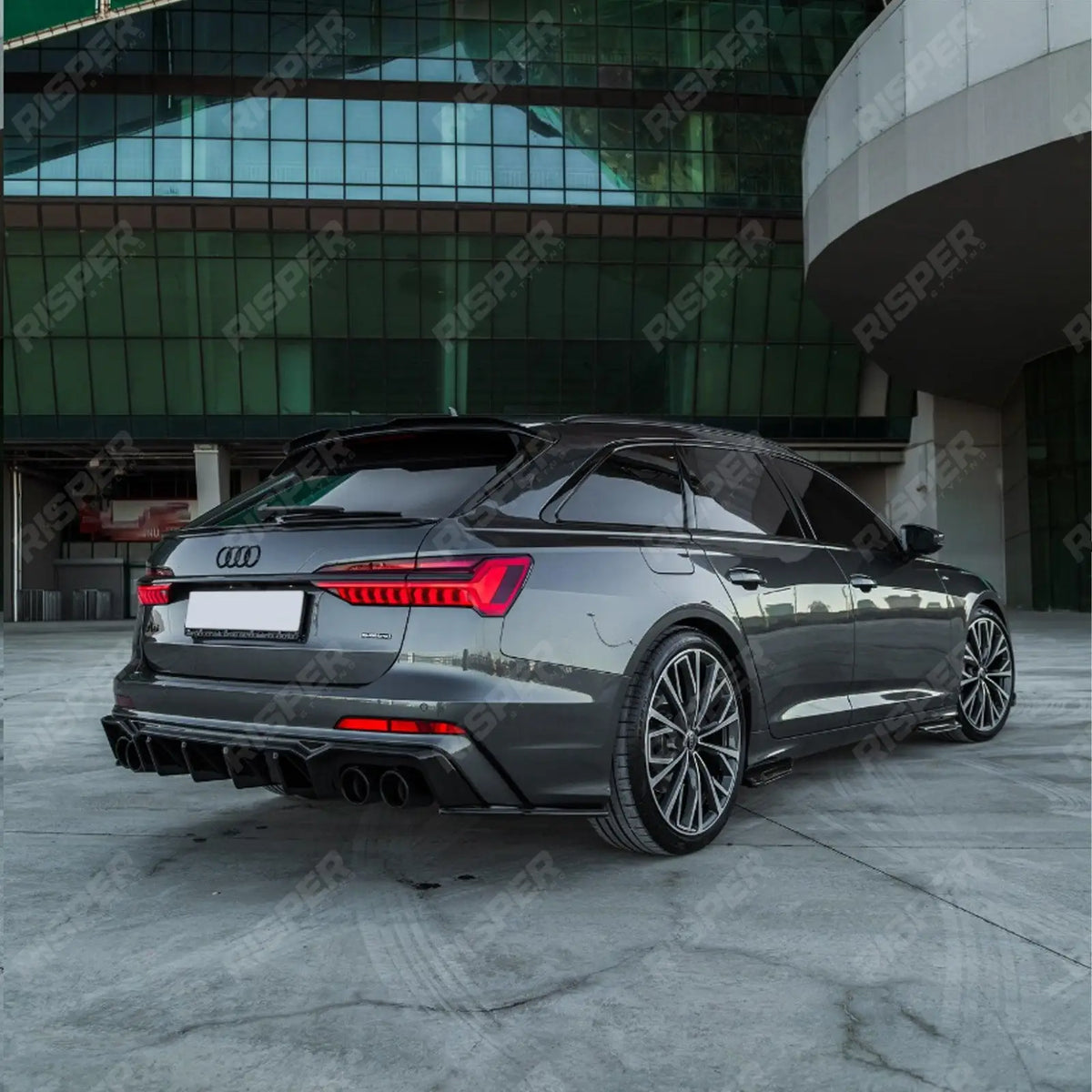 Lower Spoiler For Audi S6 C8 Avant 2019+  / Audi A6 C8 S-Line Avant 2019+