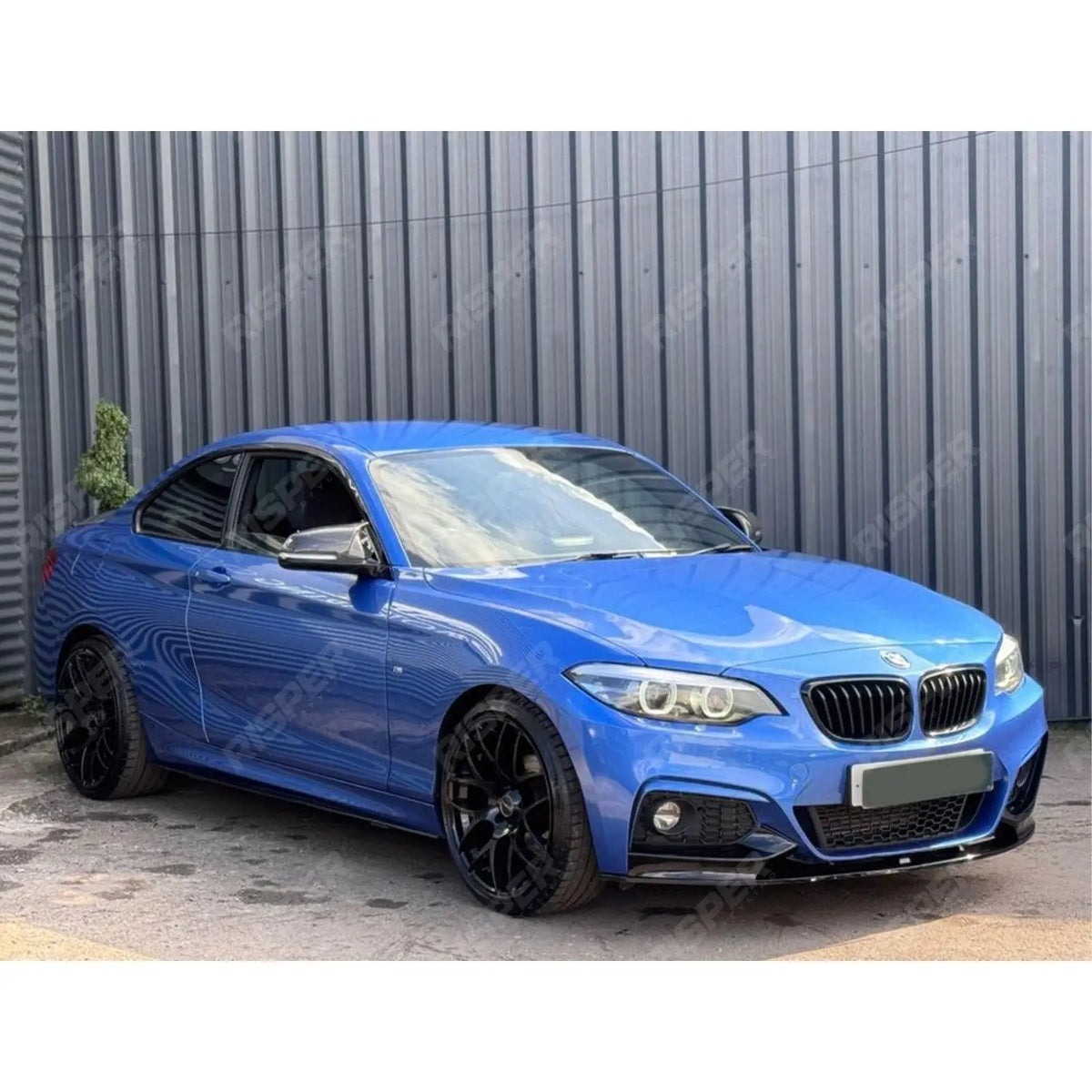 M Sport Front Splitter 2013-2021 In Gloss Black For BMW 2 Series F22 F23