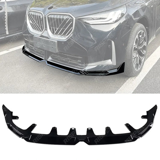 M Sport Front Splitter In Gloss Black For BMW X3 G45 2025+