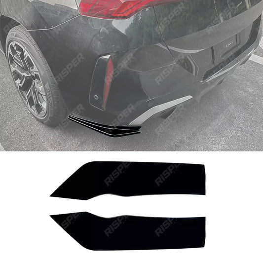 M-Sport Rear Bumper Corner Splitters In Gloss Black For BMW X3 G45 2025+
