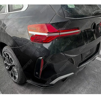 M-Sport Rear Bumper Corner Splitters In Gloss Black For BMW X3 G45 2025+