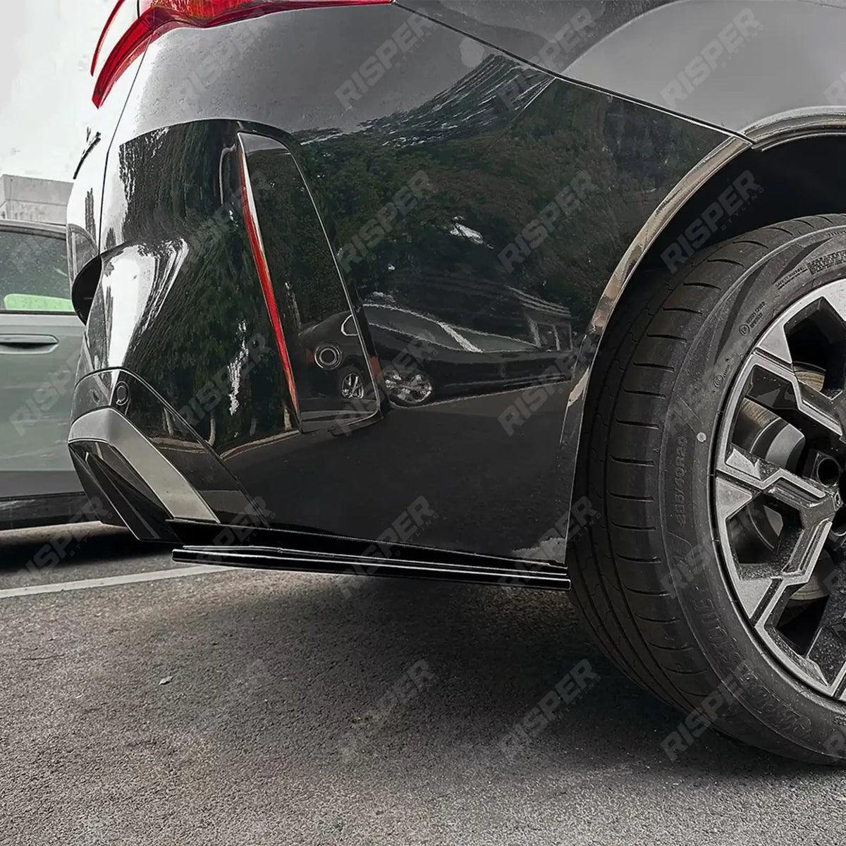 M-Sport Rear Bumper Corner Splitters In Gloss Black For BMW X3 G45 2025+