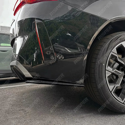 M-Sport Rear Bumper Corner Splitters In Gloss Black For BMW X3 G45 2025+