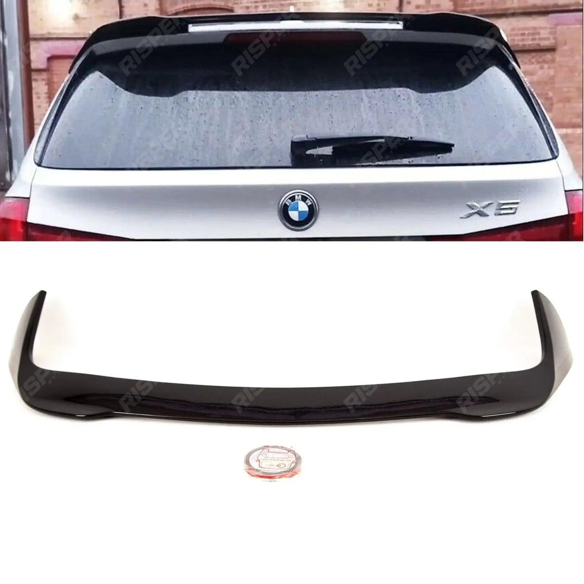 M Sport Style Rear Spoiler in Gloss Black For BMW X5 F15 2013-2018