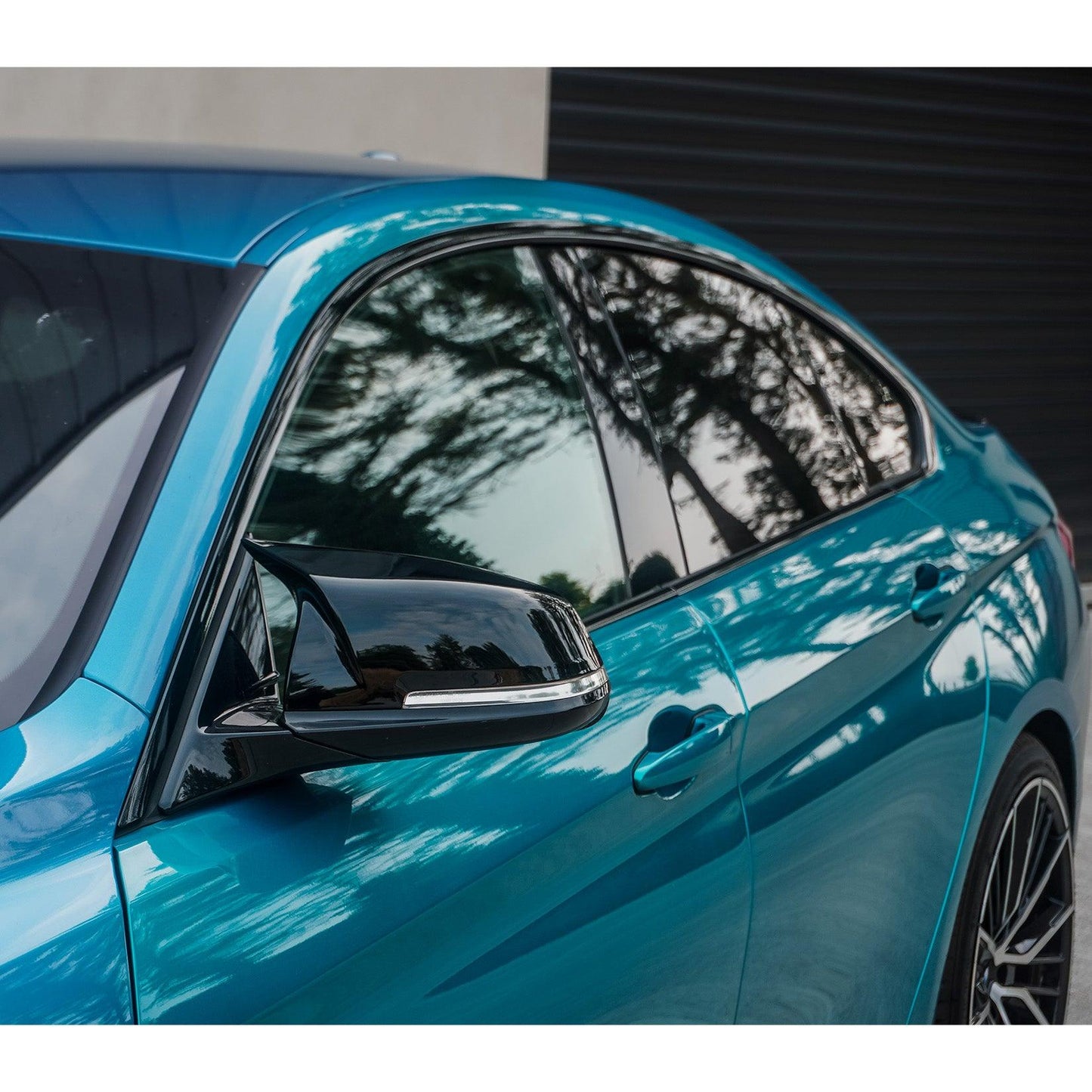 M Style Mirror Covers in Gloss Black for BMW F20/F22/F30/F35/F34/F32/F33/F36/E84/i3 - TMC Motorsport