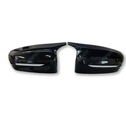 M Style Mirror Covers in Gloss Black For BMW G Series GXX
