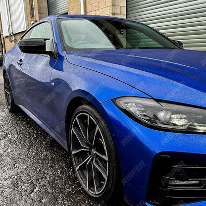 M Style Mirror Covers in Gloss Black for BMW G Series GXX