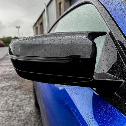 M Style Mirror Covers in Gloss Black for BMW G Series GXX - TMC Motorsport