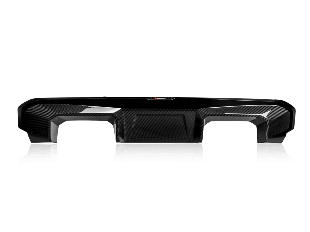 BMW M3 / M4 (G80 / G81 / G82 / G83) | Akrapovic | Rear Carbon Diffuser (High Gloss Black) - TMC Motorsport