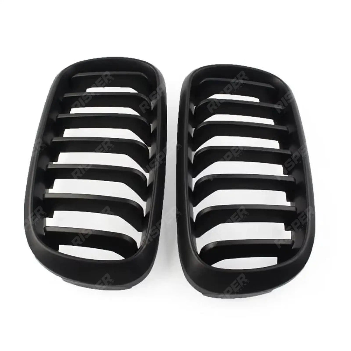 Matte Black Front Grill Solid Slat For Bmw X5 F15 2013-2018