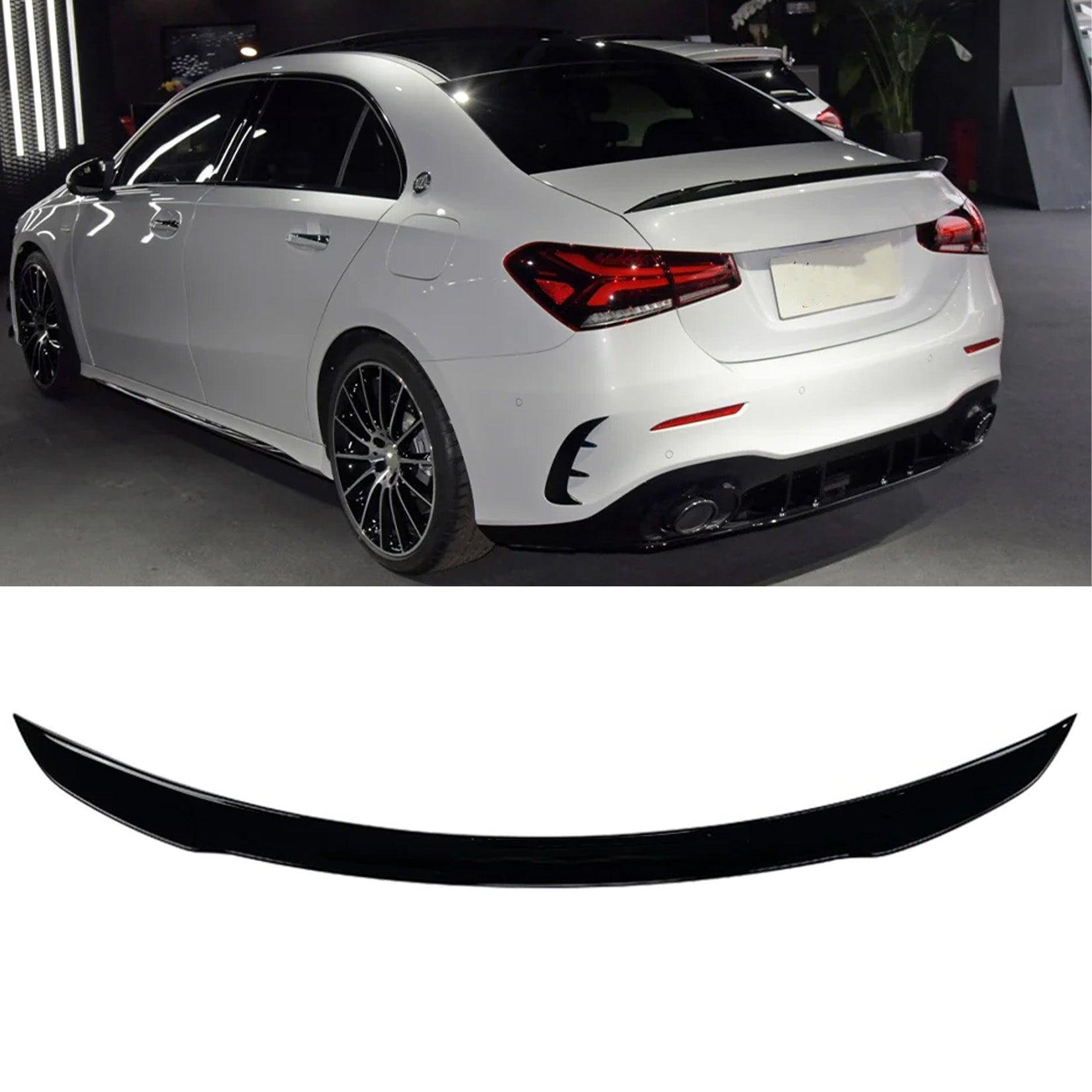 MERCEDES A CLASS SALOON (V177) 2018+ 'A35 A45 AMG STYLE' REAR BOOT SPOILER IN GLOSS BLACK - TMC Motorsport