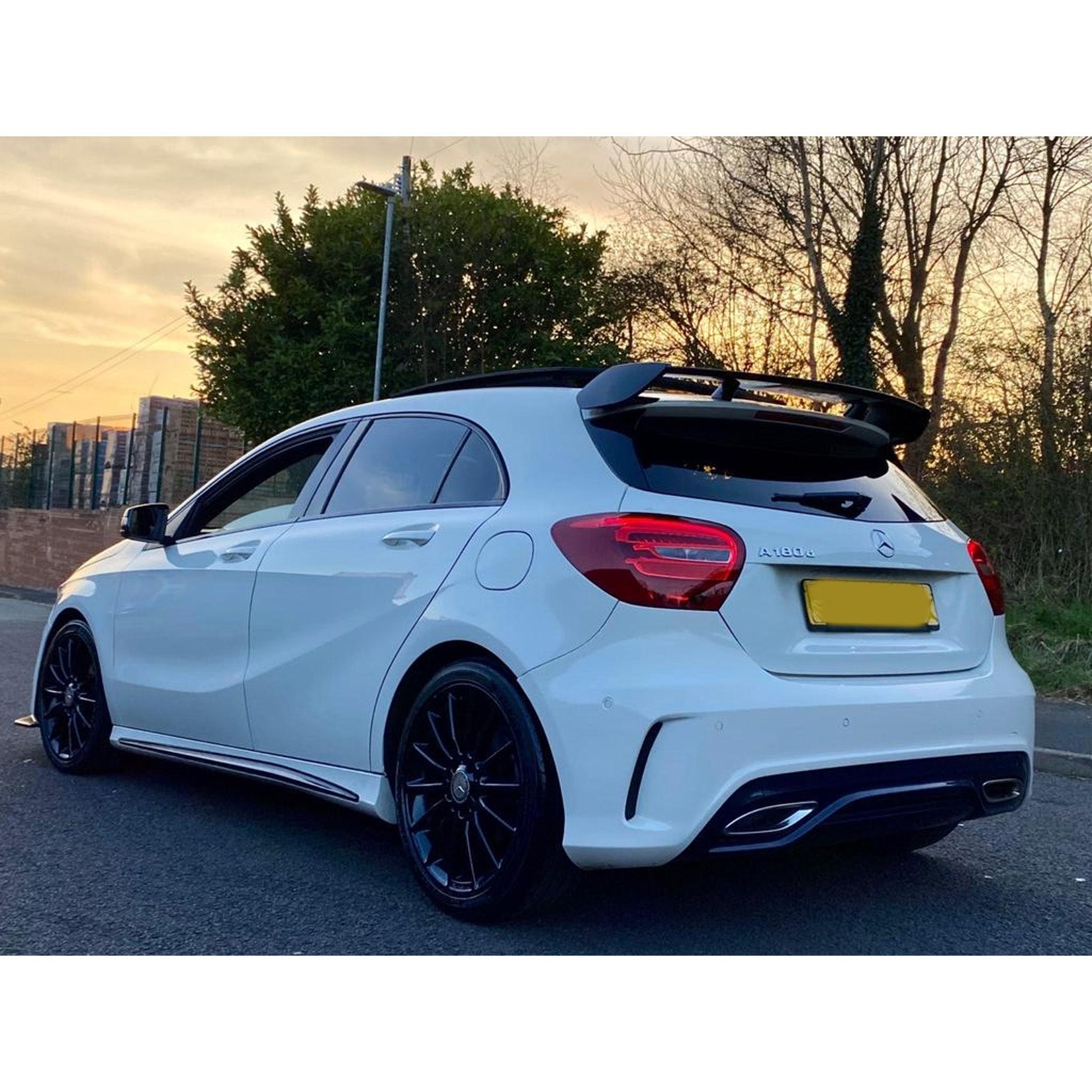 Mercedes A Class W176 2013 - 2018 "A45 Style" Rear Spoiler In Gloss Black - TMC Motorsport