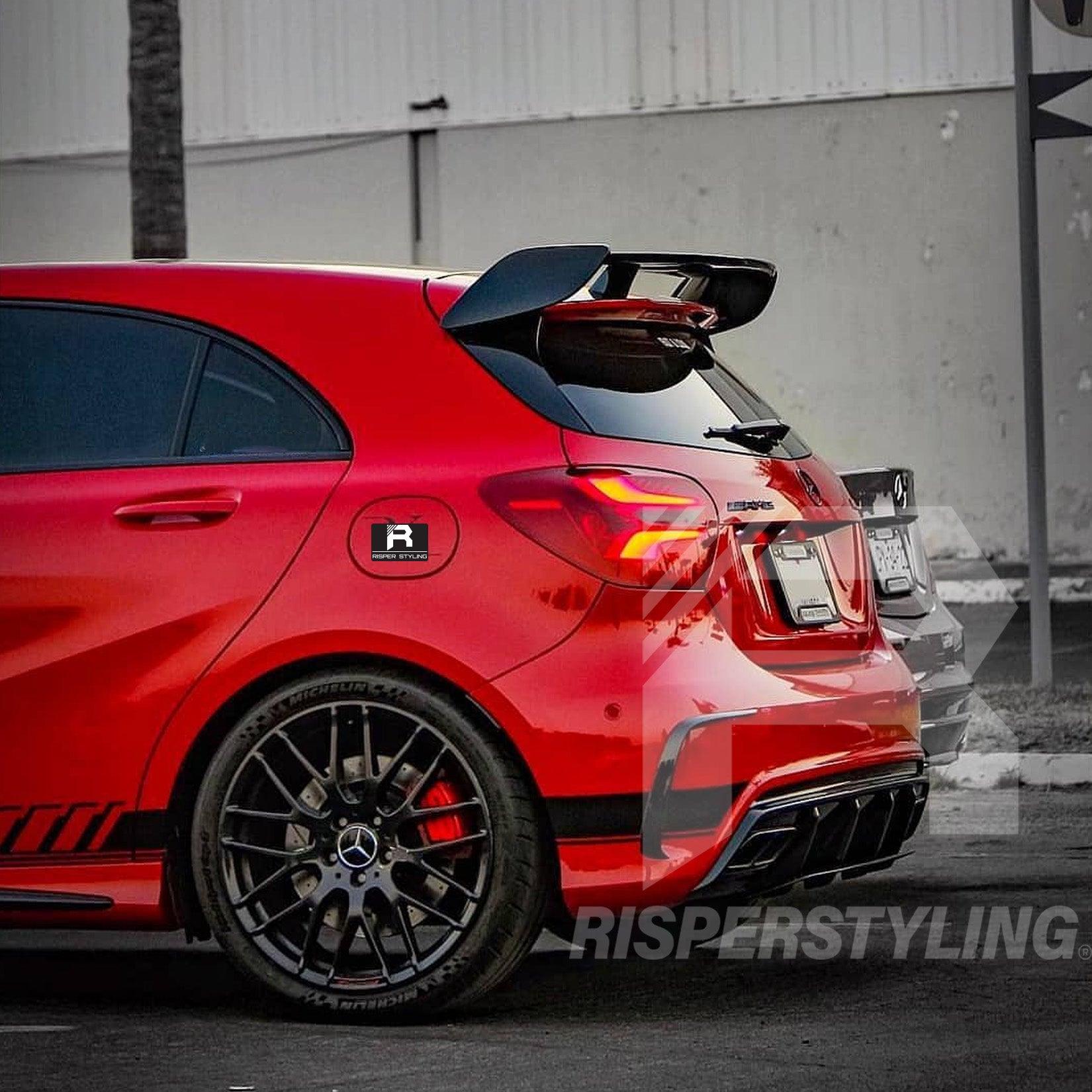 Mercedes A Class W176 2013 - 2018 "A45 Style" Rear Spoiler In Gloss Black - TMC Motorsport