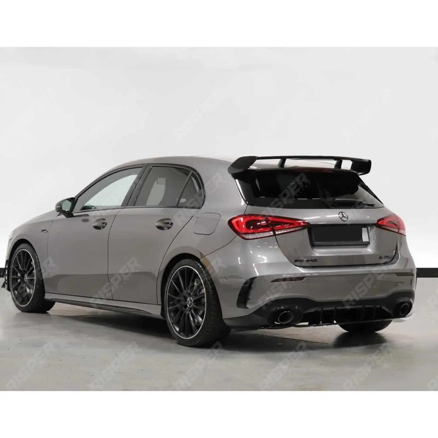 Mercedes A Class W177 2018+ - A45 Style Rear Spoiler - Gloss Black