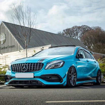 Mercedes A Class W177 2018+ - Front Grill Pan Americana GT-R Style in Gloss Black - TMC Motorsport