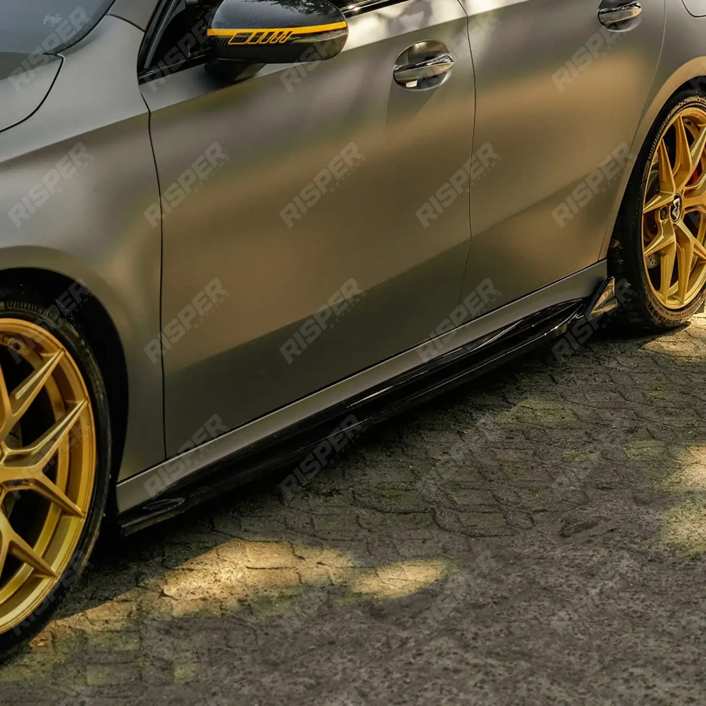 Mercedes A45 W177 2019-2023 & Facelift 2023 On Aero Body Kit In Gloss Black