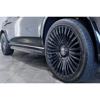 MERCEDES BENZ GLE W167 2020 ON OE STYLE RUNNING BOARDS “ SIDE STEPS “ PAIR “ IN BLACK - TMC Motorsport