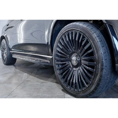 MERCEDES BENZ GLE W167 2020 ON OE STYLE RUNNING BOARDS – SIDE STEPS – PAIR – IN BLACK