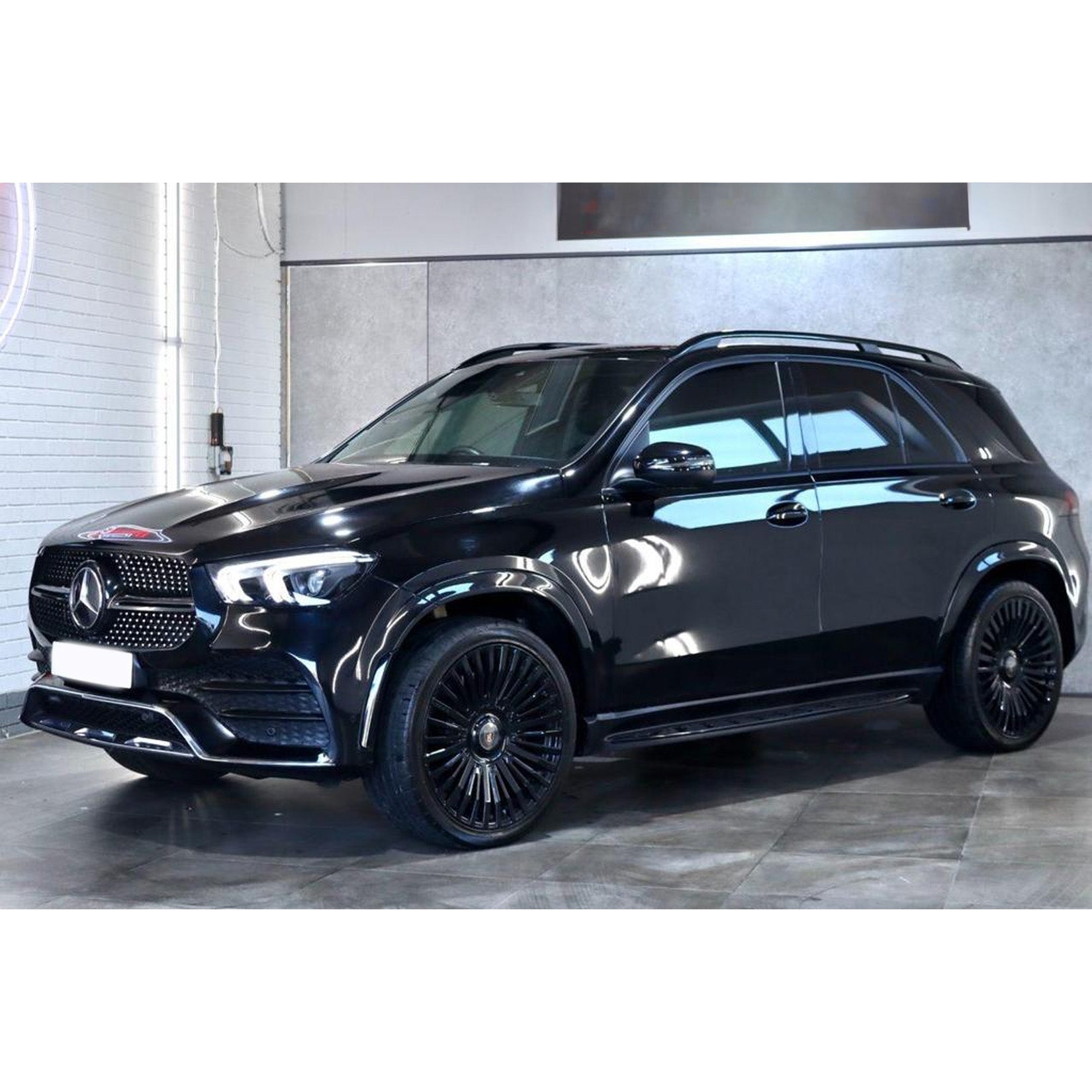 MERCEDES BENZ GLE W167 2020 ON OE STYLE RUNNING BOARDS “ SIDE STEPS “ PAIR “ IN BLACK - TMC Motorsport