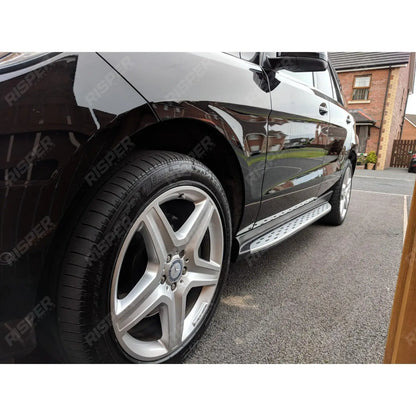 MERCEDES BENZ ML 2012 – GLE W166 2015 – 2018 – OEM STYLE INTEGRATED SIDE STEPS RUNNING BOARDS