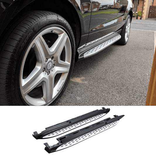 MERCEDES BENZ ML 2012 “ GLE W166 2015 “ 2018 “ OEM STYLE INTEGRATED SIDE STEPS RUNNING BOARDS - TMC Motorsport