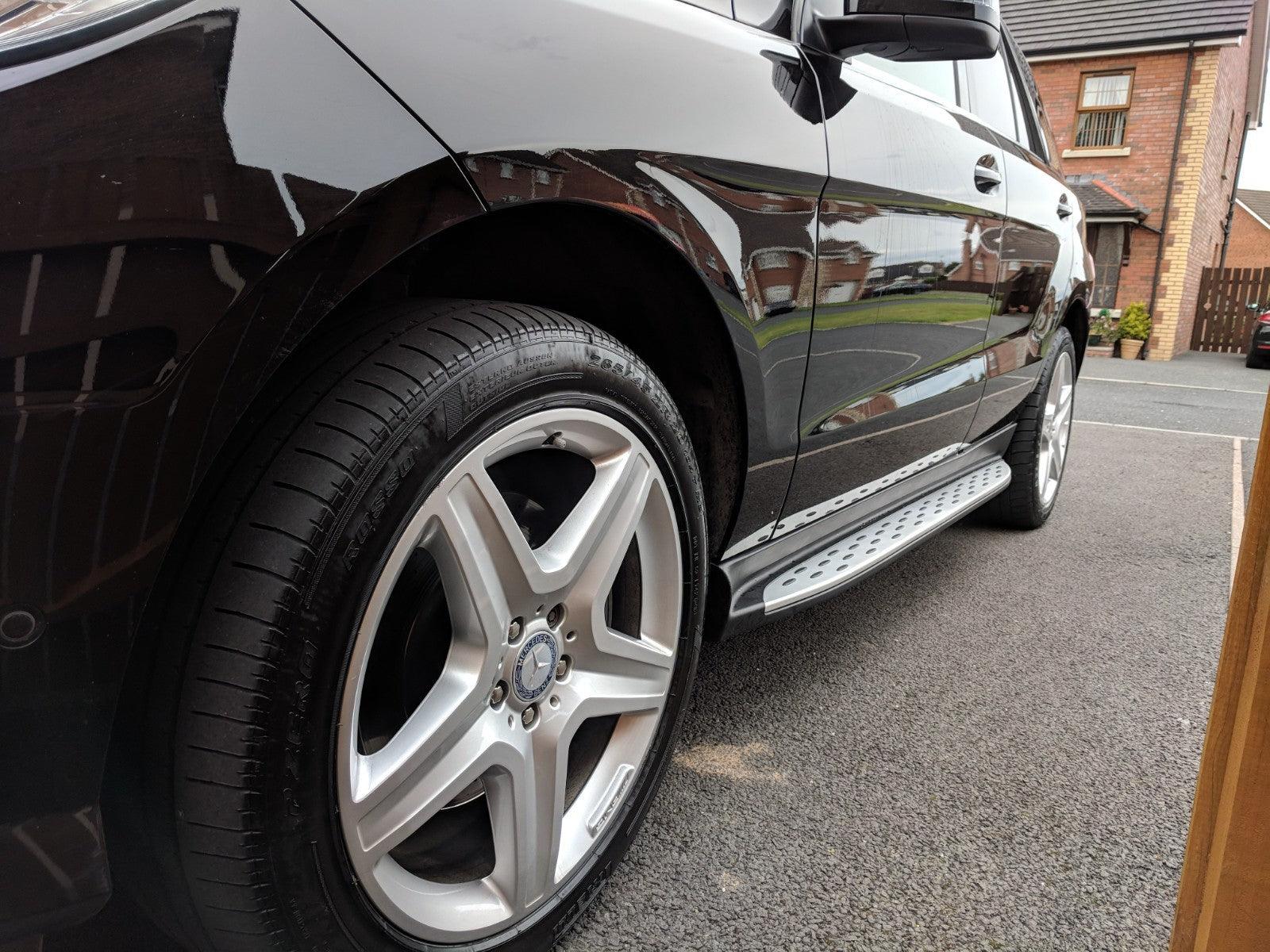 MERCEDES BENZ ML 2012 “ GLE W166 2015 “ 2018 “ OEM STYLE INTEGRATED SIDE STEPS RUNNING BOARDS - TMC Motorsport