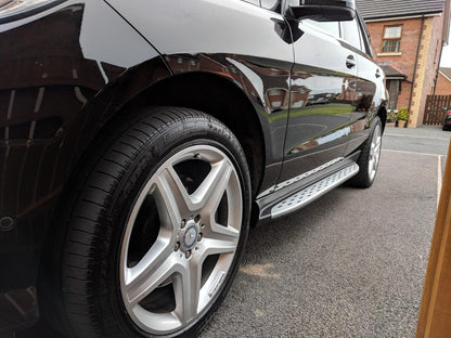 MERCEDES BENZ ML 2012 “ GLE W166 2015 “ 2018 “ OEM STYLE INTEGRATED SIDE STEPS RUNNING BOARDS - TMC Motorsport