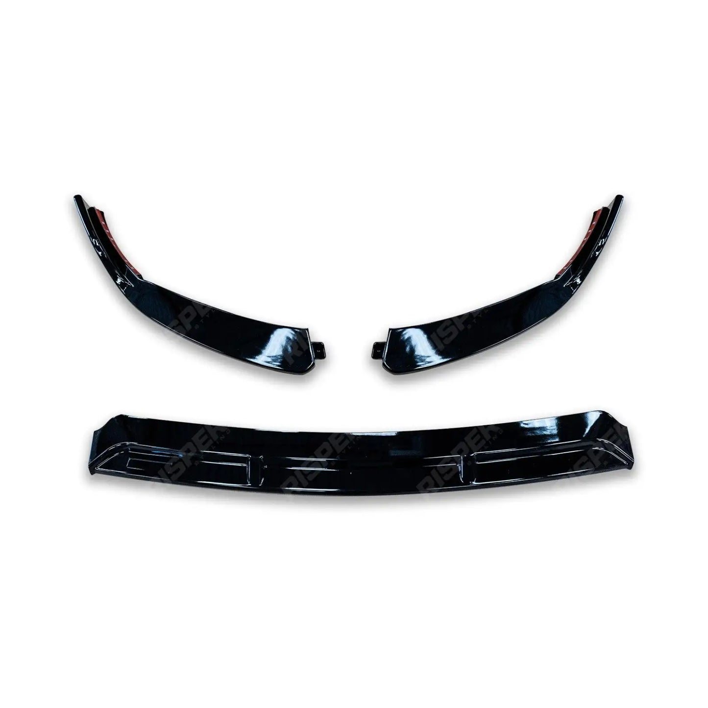 Mercedes C-Class W205 2019-2022 Facelift 'C63S Brabus Style' Front Splitter Lip - Gloss Black