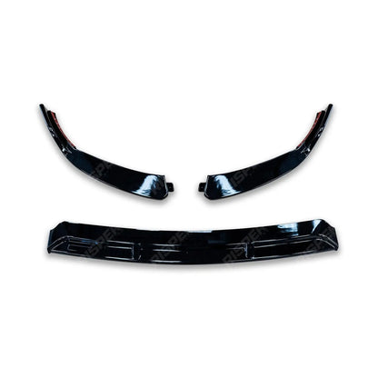 Mercedes C-Class W205 2019-2022 Facelift 'C63S Brabus Style' Front Splitter Lip - Gloss Black