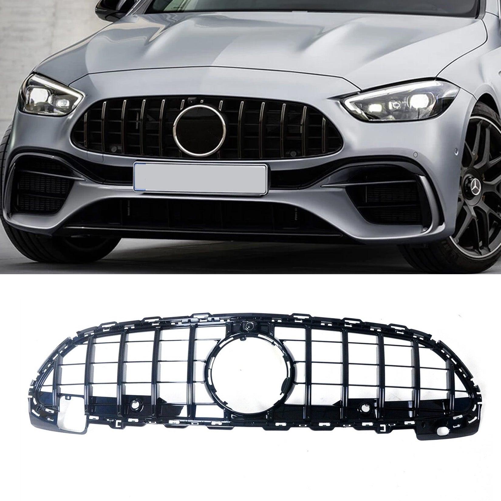 Mercedes C-Class W206 2021+ Front Grill - Panamericana GT-R Style - All Black - TMC Motorsport