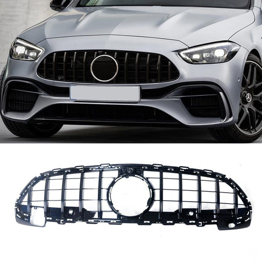 Mercedes C-Class W206 2021+ Front Grill - Panamericana GT-R Style - All Black - TMC Motorsport