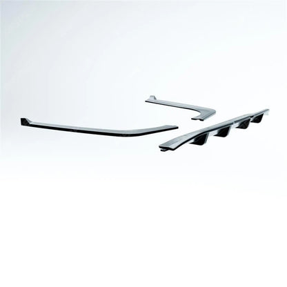 MERCEDES C CLASS W206 AMG LINE 2022+ REAR DIFFUSER WITH CORNER SPLITTERS - GLOSS BLACK