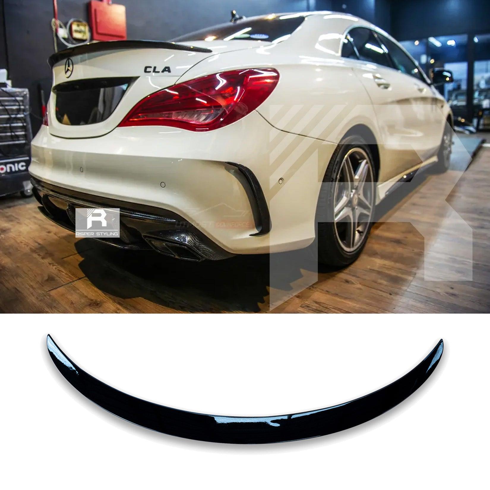 Mercedes CLA W117 2013-2019 Gloss Black Rear Boot Spoiler - TMC Motorsport