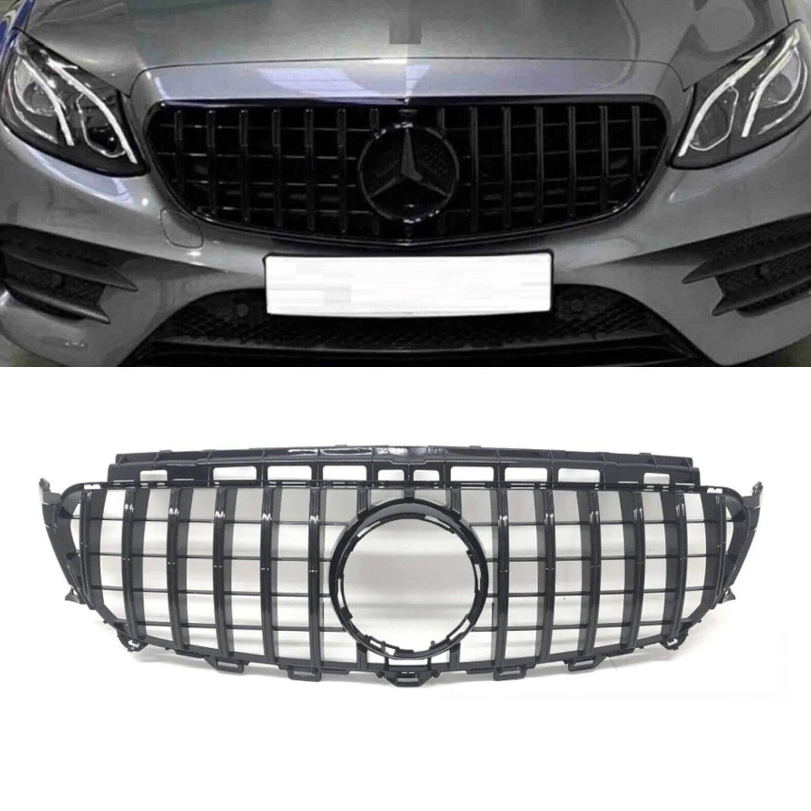 Mercedes E-Class W213 17-20 - Gloss Black GT Panamericana Grill - TMC Motorsport