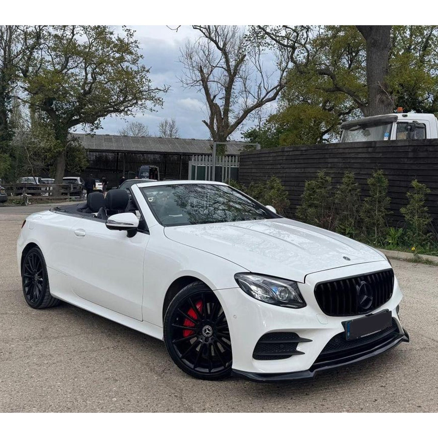 Mercedes E-Class W213 (C238) AMG-LINE / E53 AMG 2017-2020 - Gloss Black Risper Front Splitter - TMC Motorsport