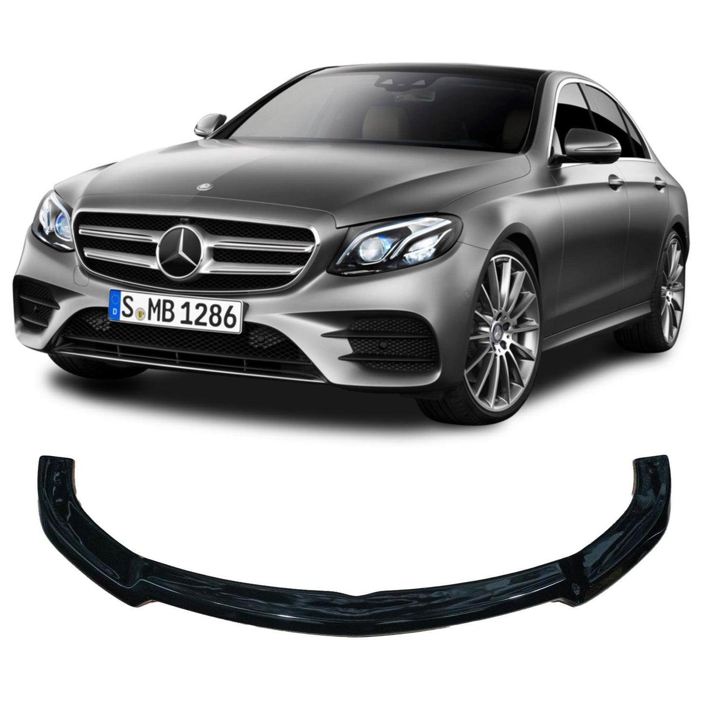 Mercedes E-Class W213 (C238) AMG-LINE / E53 AMG 2017-2020 - Gloss Black Risper Front Splitter - TMC Motorsport