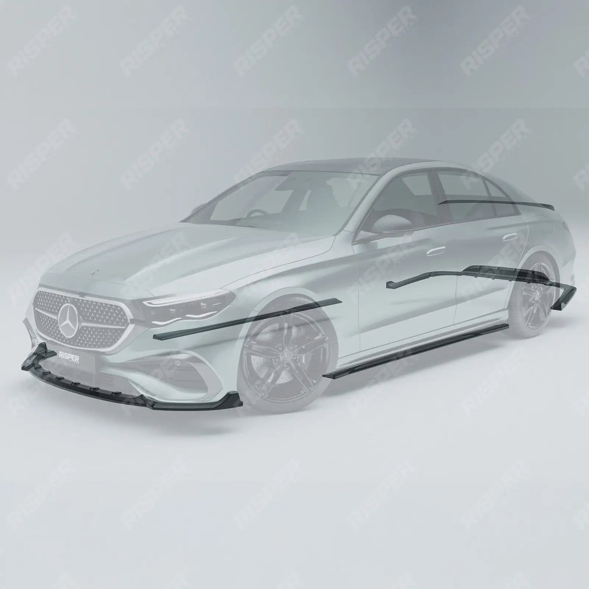 Full Aero Body Kit In Gloss Black For Mercedes E Class W214 2024+