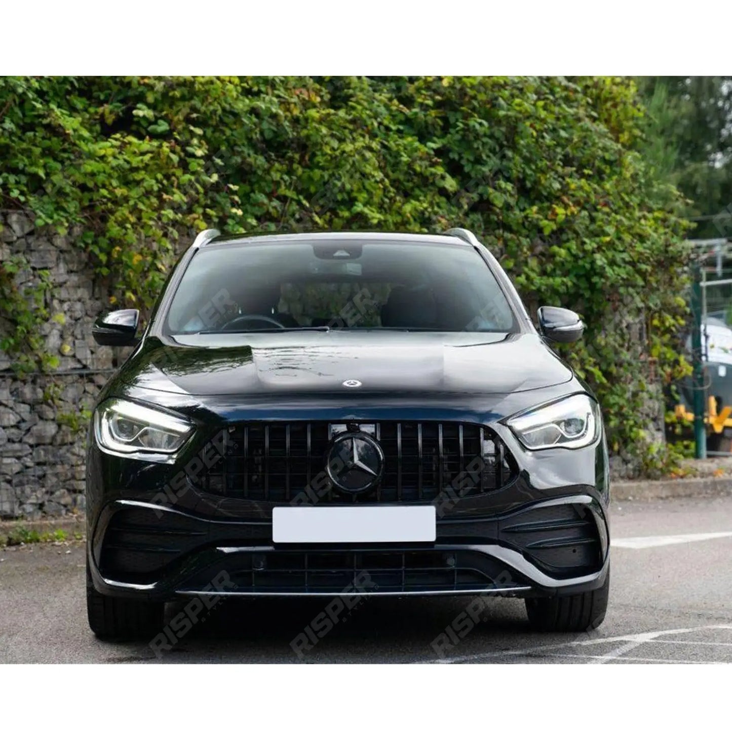 Mercedes GLA X247 2020+ - All Black Panamericana GT-R Style Front Grill