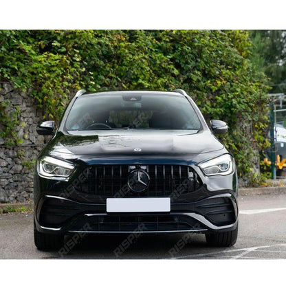 Mercedes GLA X247 2020+ - All Black Panamericana GT-R Style Front Grill