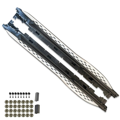 Mercedes GLC 2023 Onwards - Silver Side Step Running Boards - TMC Motorsport