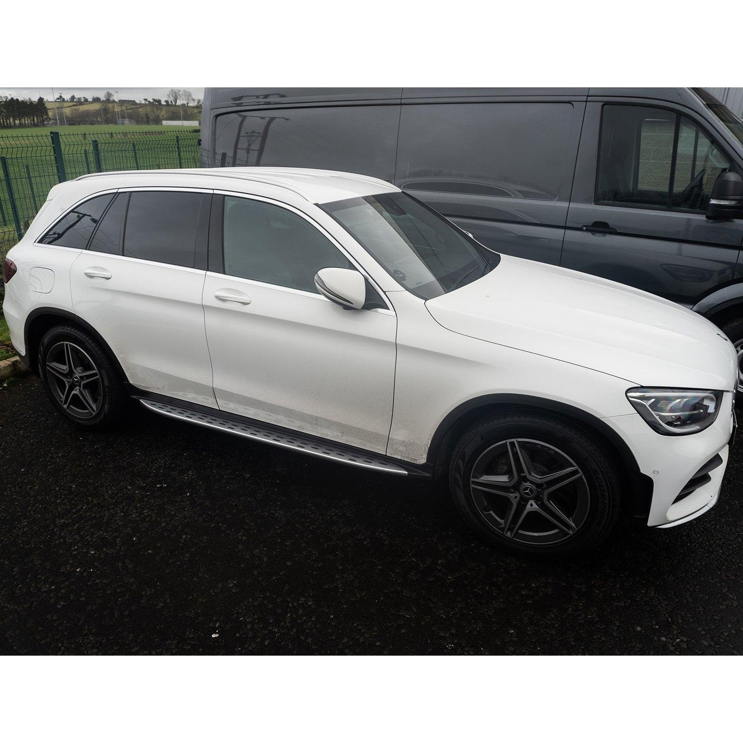MERCEDES  GLC X253 2015-2022 OE STYLE INTEGRATED SIDE STEPS RUNNING BOARDS -STX8023 - TMC Motorsport