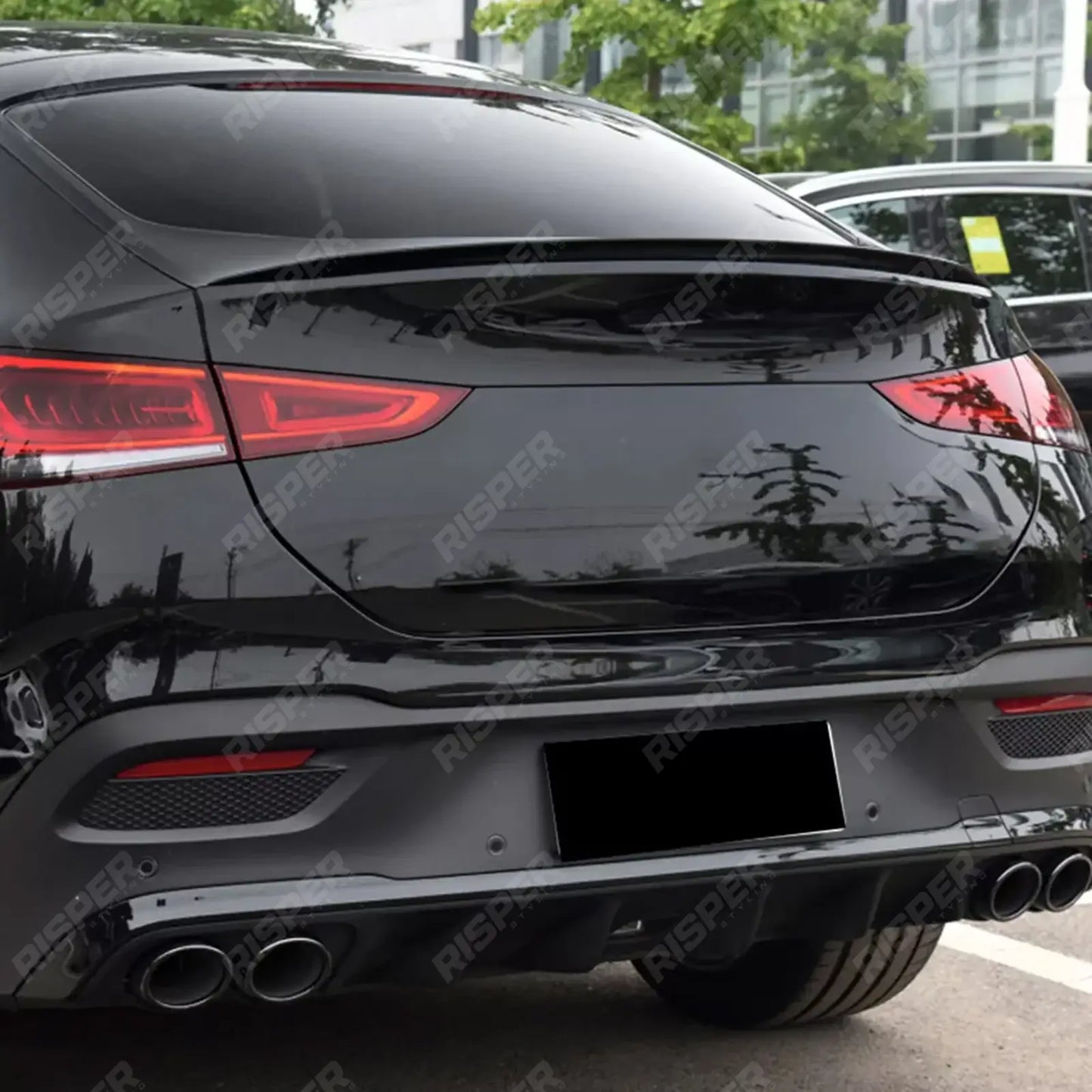 Mercedes GLE Coupe C167 2020+ Rear Spoiler Lip In Gloss Black
