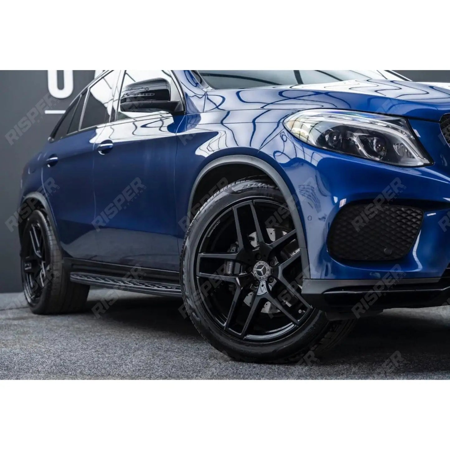 Mercedes GLE Coupe C292 2015 Onwards - OE Style Running Boards Side Steps in Black