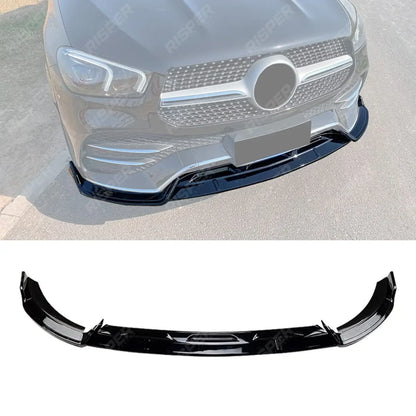Mercedes GLE W167 C167 2019-2023 AMG Line Pre Facelift Front Splitter In Gloss Black