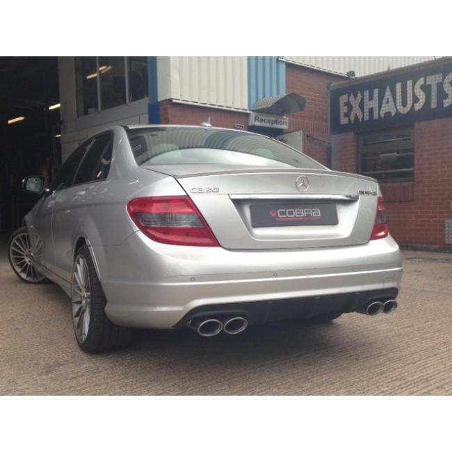 Cobra Sport Mercedes W204 C200/C220/C250 (Diesel) AMG Quad Performance Exhaust - TMC Motorsport