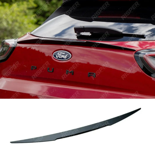 Mid Boot Spoiler In Gloss Black For Ford Puma ST Line & ST Line X 2019+