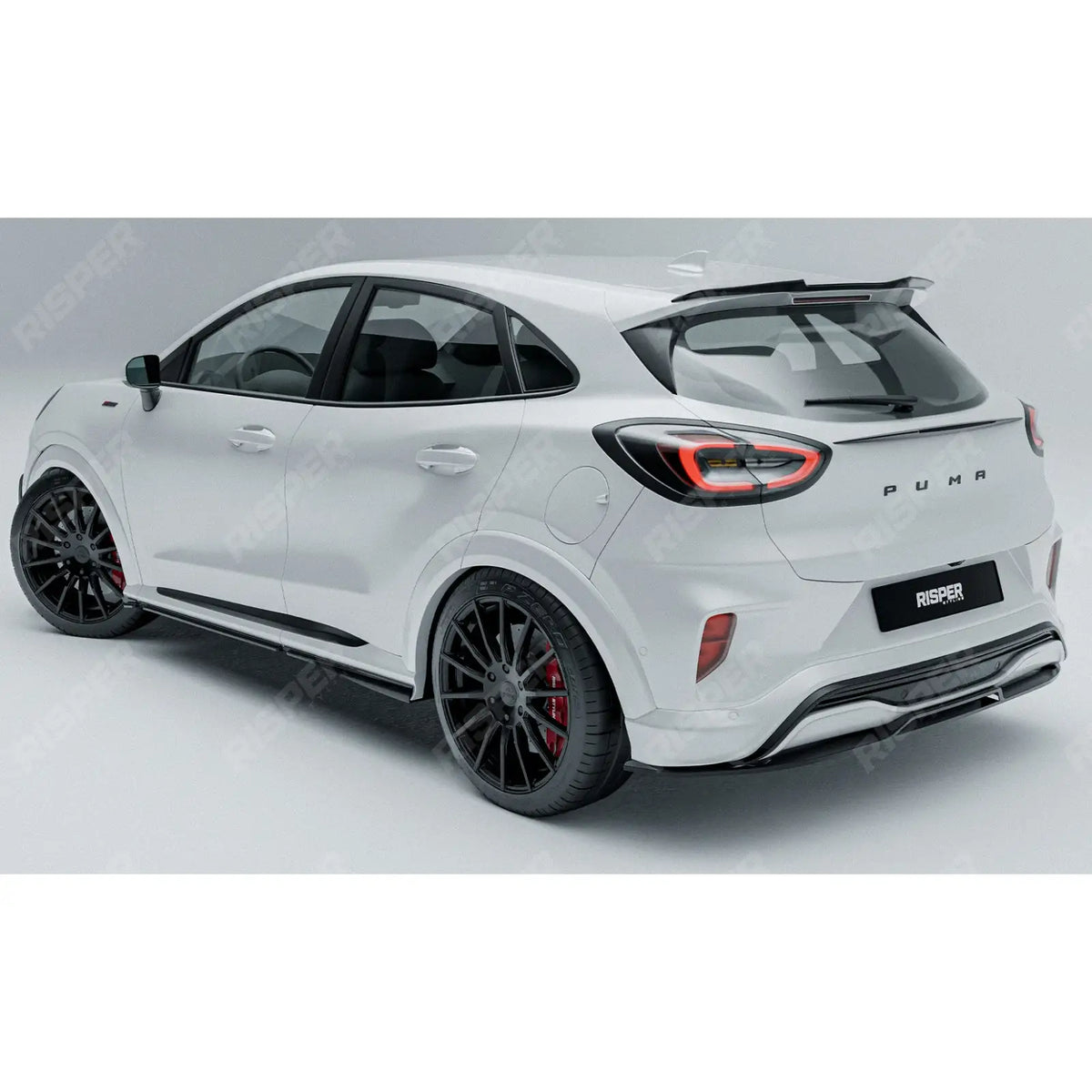 Mid Boot Spoiler In Gloss Black For Ford Puma ST Line & ST Line X 2019+