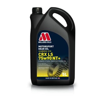 Millers Motorsport CRX LS 75w90 NT+ Fully Synthetic Transmission Oil - TMC Motorsport